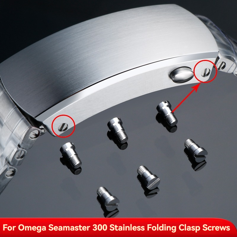 Omega Watch Seamaster - Für Omega Seamaster 300 Edelstahl-Faltschließe mit