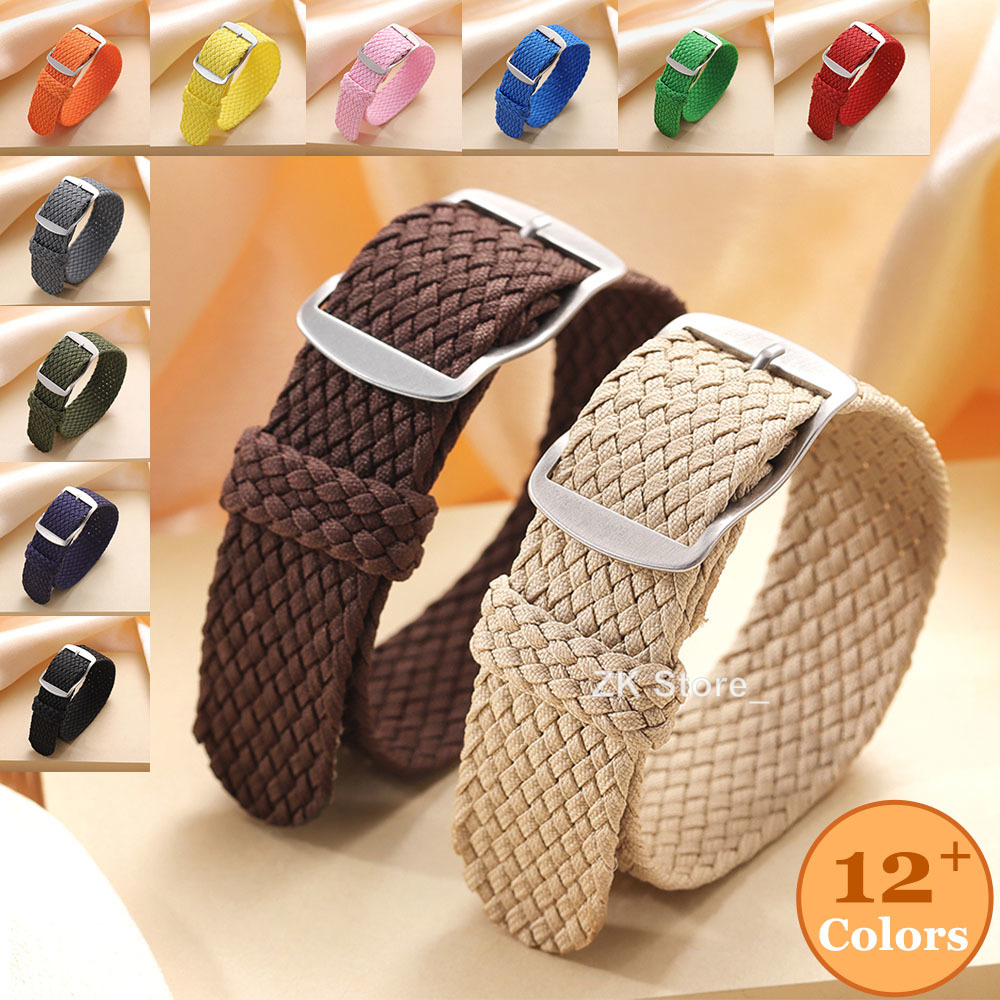 Perlon Strap Woven - Stoff gewebtes Nylon-Uhrenarmband, Perlon-Armband, Ersatzarmband für