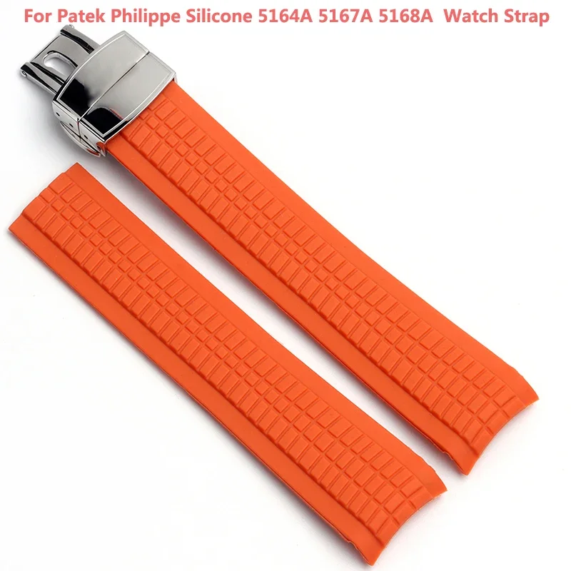 Patek Philippe Watch Aquanaut - Hochwertiges weiches Gummi-Uhrenarmband Aquanaut, passend für
