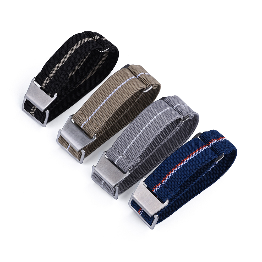 Tropic Strap Vintage - Vintage 60er Jahre französischer Armee-Fallschirm-Uhrenarmband aus