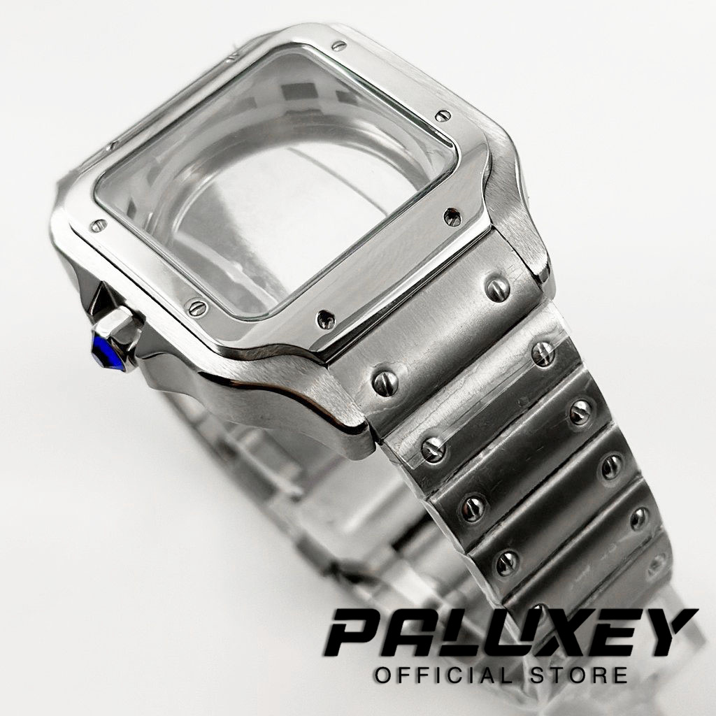 NH35 38 mm quadratisches Uhren – Cartier Watch Santos Bewertung und Preis