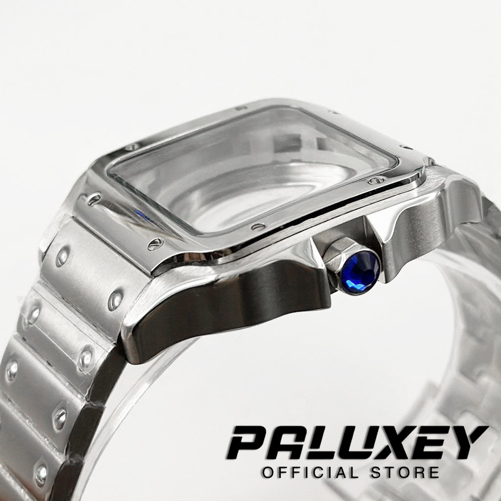 NH35 38 mm quadratisches Uhren – Cartier Watch Santos Bewertung und Preis