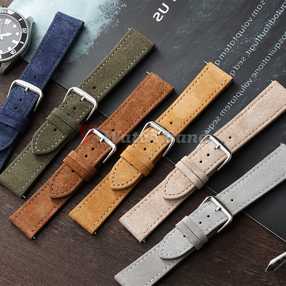 Wildleder-Uhrenarmband 18mm 19 – Suede Strap Watch Bewertung und Preis
