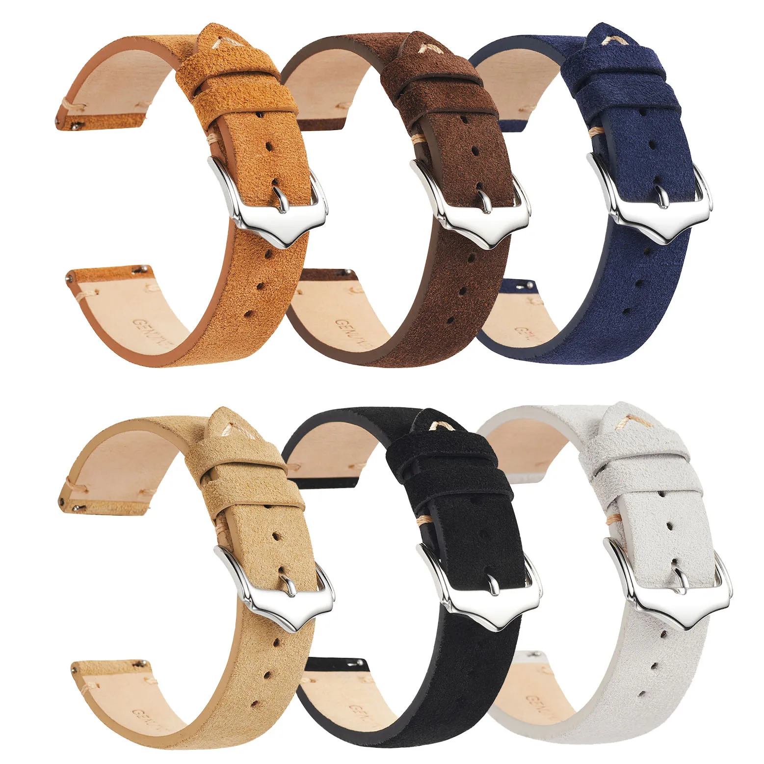 Vintage weiches Wildleder Uhre – Suede Strap Watch Bewertung und Preis