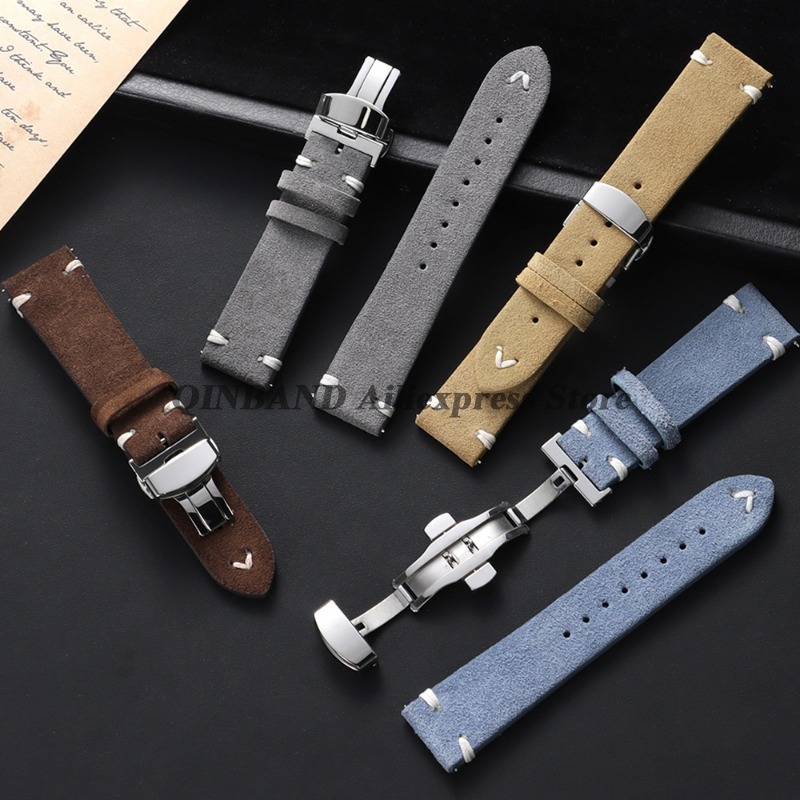 18mm 20mm 22mm Schnellverschlu – Suede Strap Watch Bewertung und Preis