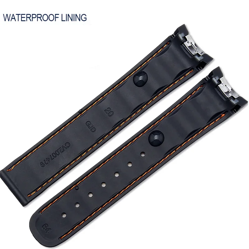 Gebogenes 20-mm-Gummiarmband,  – Omega Watch Seamaster Bewertung und Preis
