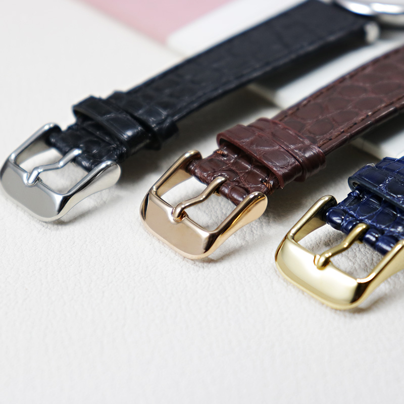 Dünnes Krokodil-Echtlederarmba – Cartier Watch Santos Bewertung und Preis