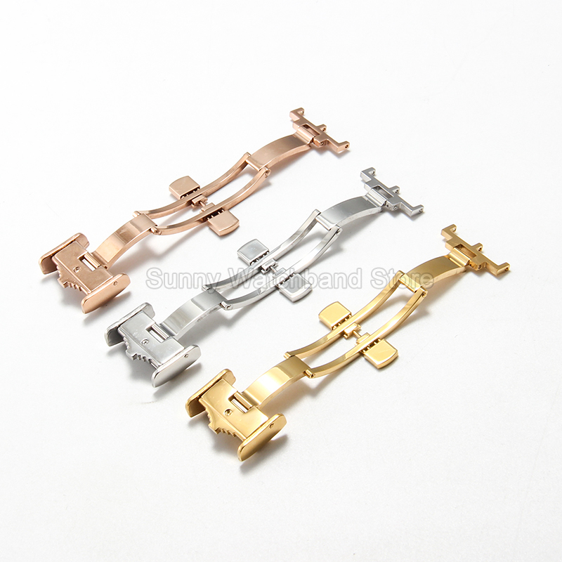 316L Edelstahl Schmetterlings- – Butterfly Clasp Deployant Bewertung und Preis