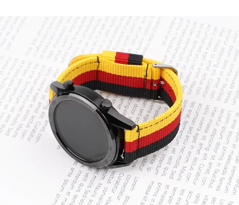 20 mm 22 mm gewebtes Nylonarmb – Nato Strap Nylon Bewertung und Preis