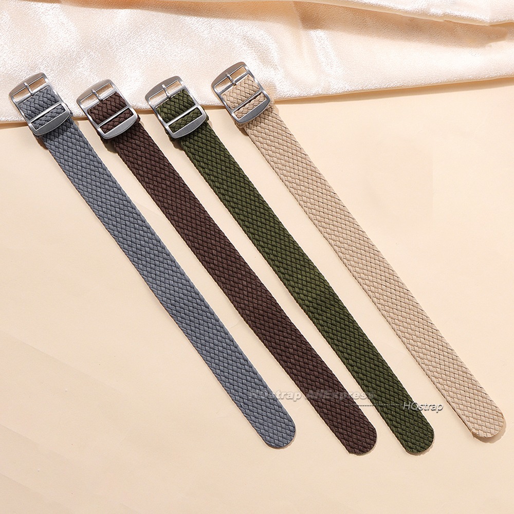 Nylon gewebtes Canvas-Uhrenarm – Perlon Strap Woven Bewertung und Preis